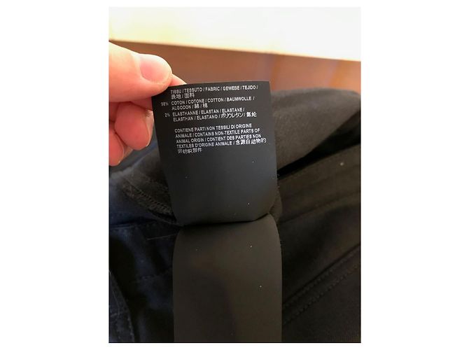 SAINT LAURENT Jeans T.FR 40 Cotone Nero - vista 6