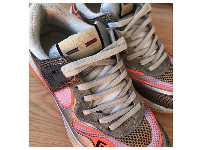 Sneakers GUCCI T.EU 37 Pelle Multicolore - vista 4