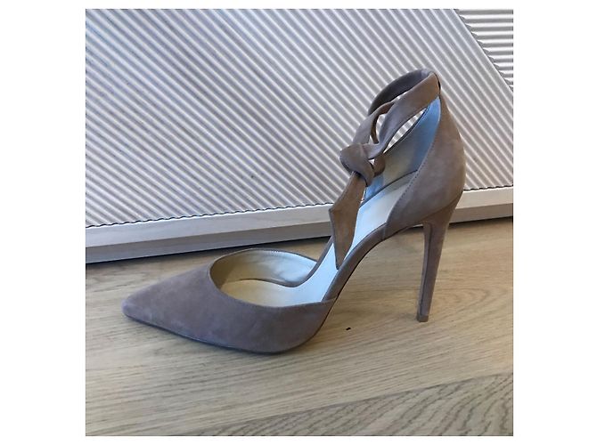ALEXANDRE BIRMAN Tacchi T.EU 39.5 Camoscio Beige - vista 2