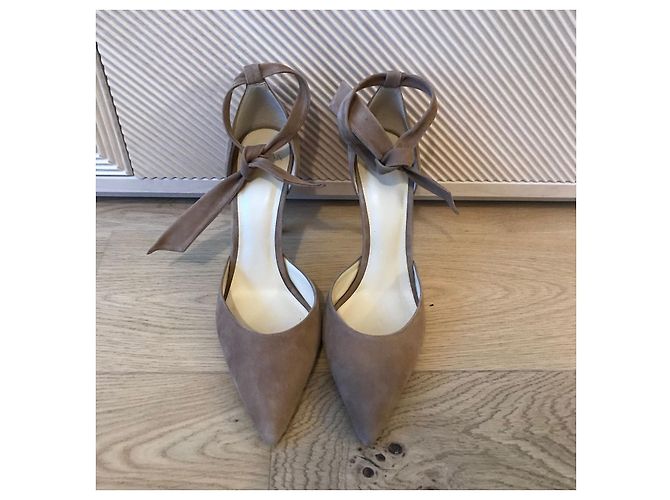 ALEXANDRE BIRMAN Tacchi T.EU 39.5 Camoscio Beige - vista 3