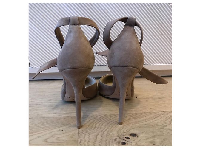 ALEXANDRE BIRMAN Tacchi T.EU 39.5 Camoscio Beige - vista 4