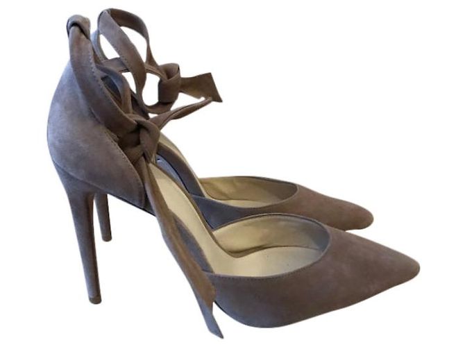 ALEXANDRE BIRMAN Tacchi T.EU 39.5 Camoscio Beige - vista 7