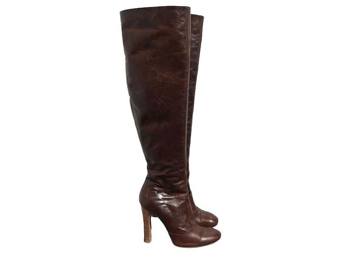 Botas DICE KAYEK T.EU 37 Cuero Castaño - vista 8