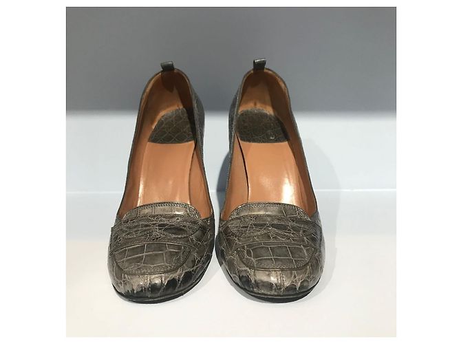 LAURENCE DACADE Tacchi T.EU 37 Pelli esotiche Grigio - vista 2