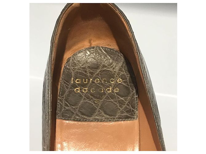 LAURENCE DACADE Tacchi T.EU 37 Pelli esotiche Grigio - vista 6