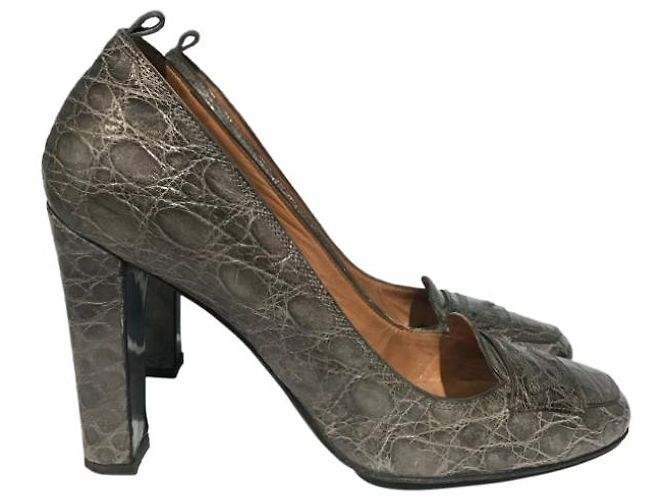 LAURENCE DACADE Tacchi T.EU 37 Pelli esotiche Grigio - vista 8