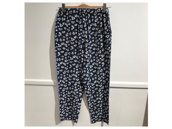 Pantalones MARNI T.FR 36 Seda Azul - vista 4