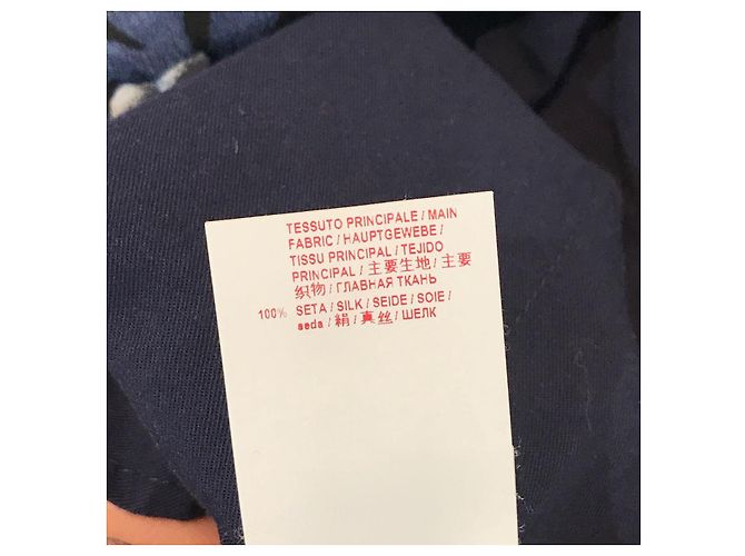 Pantalones MARNI T.FR 36 Seda Azul - vista 7