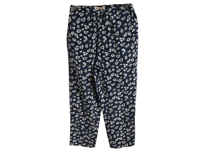 Pantalones MARNI T.FR 36 Seda Azul - vista 8