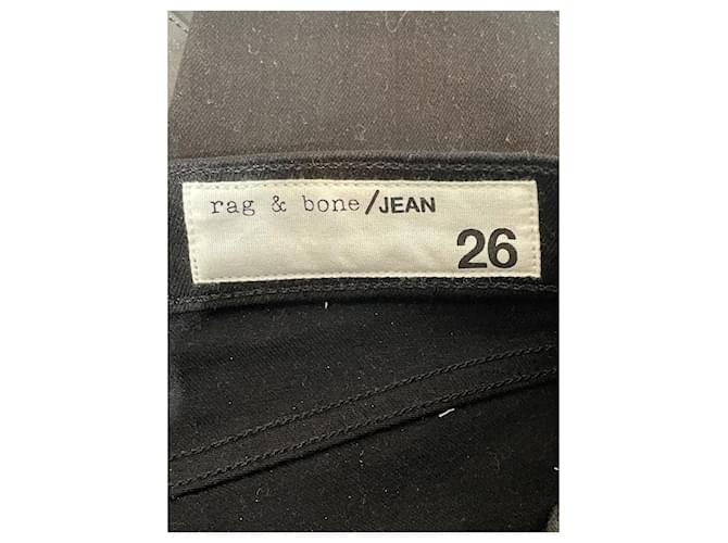 RAG & BONE Jeans T.FR 36 Cotone Nero - vista 5