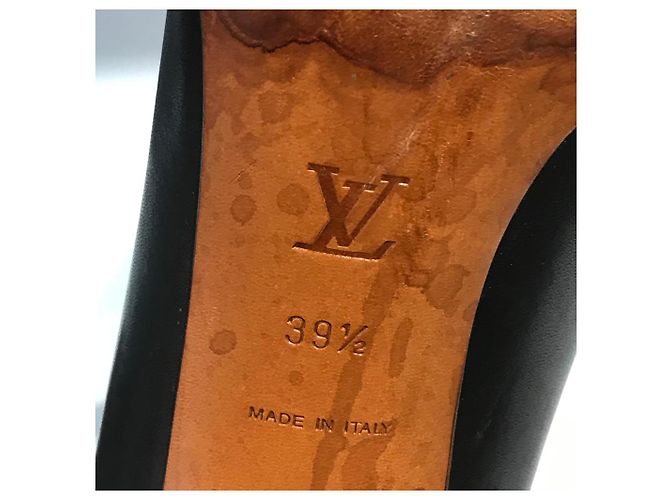 LOUIS VUITTON Absätze T.EU 39.5 Leder Schwarz - Ansicht 6