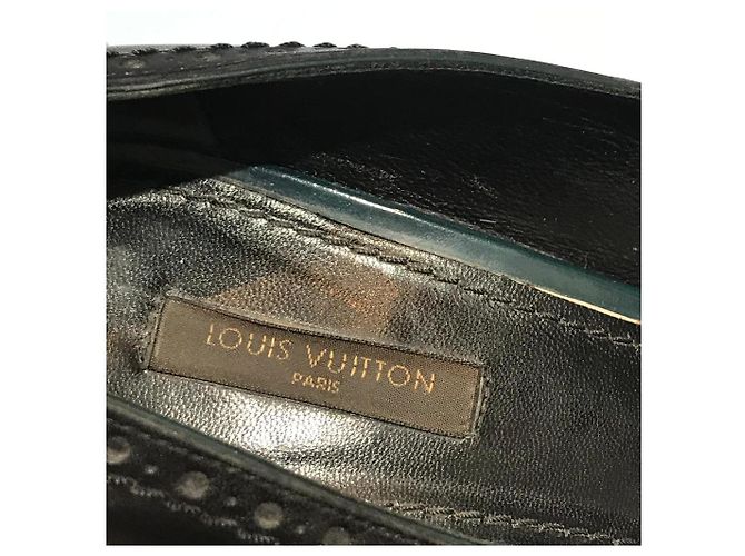 LOUIS VUITTON Absätze T.EU 39.5 Leder Schwarz - Ansicht 8