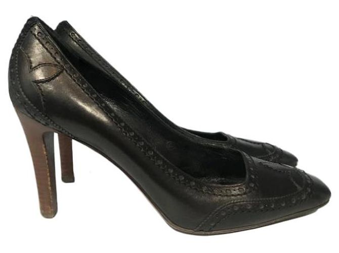 LOUIS VUITTON Absätze T.EU 39.5 Leder Schwarz - Ansicht 9