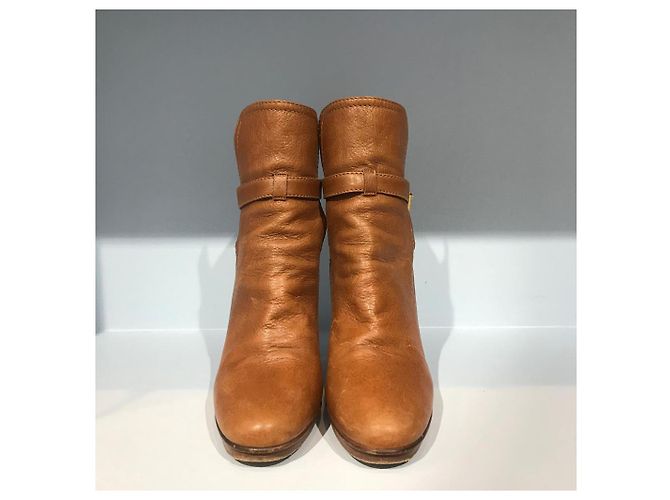 Chloé Botines CHLOE T.EU 36 Cuero Camello - vista 2