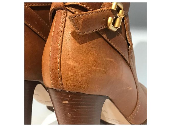 Chloé Botines CHLOE T.EU 36 Cuero Camello - vista 4