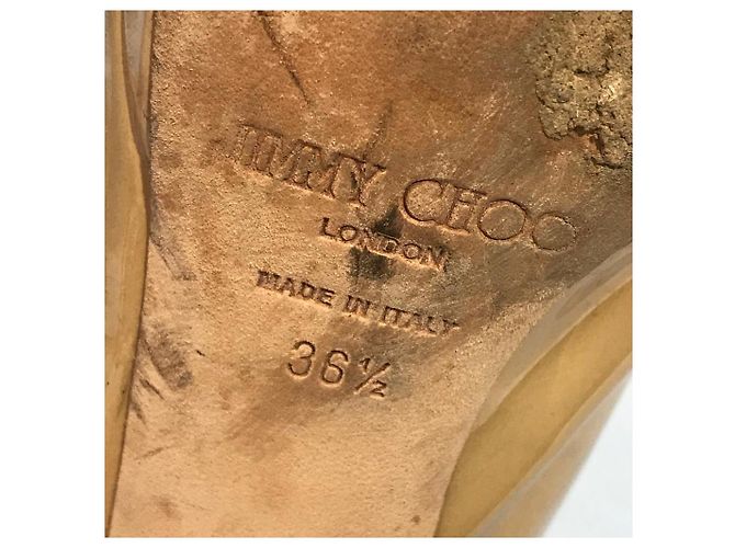 JIMMY CHOO Absätze T.EU 36.5 Lackleder Beige - Ansicht 5
