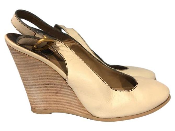 Chloé CHLOE Absätze T.EU 36.5 Leder Beige - Ansicht 7