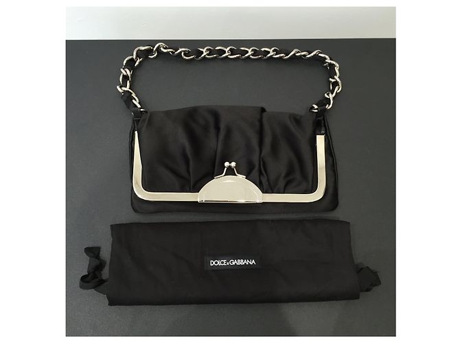 DOLCE & GABBANA Borse T. Tessuto Nero - vista 2