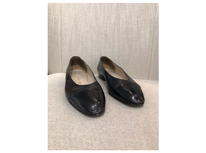 Timeless Bailarinas CHANEL T.EU 37 Cuero Negro - vista 2