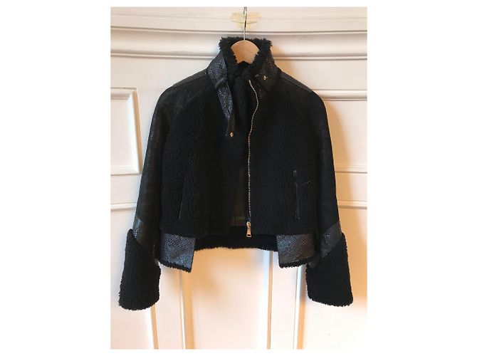 GIVENCHY Mäntel T.International S Fell Schwarz - Ansicht 6