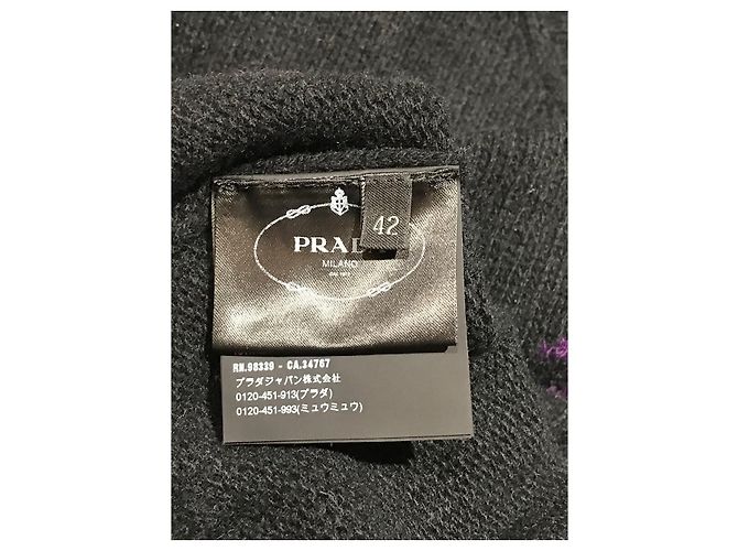 PRADA Malhas T.Internacional M Lã Preto - vista 4