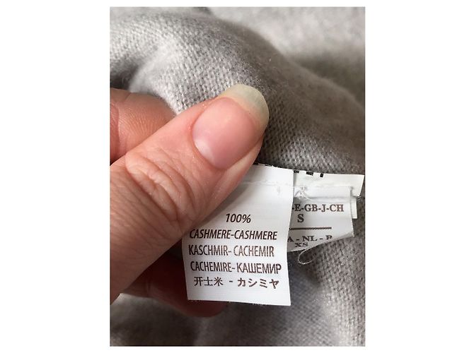 BRUNELLO CUCINELLI Strickwaren T.International S Kaschmir Grau - Ansicht 5
