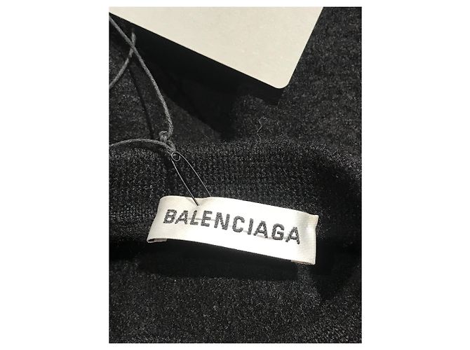 BALENCIAGA Strick T.International XS Wolle Schwarz - Ansicht 2