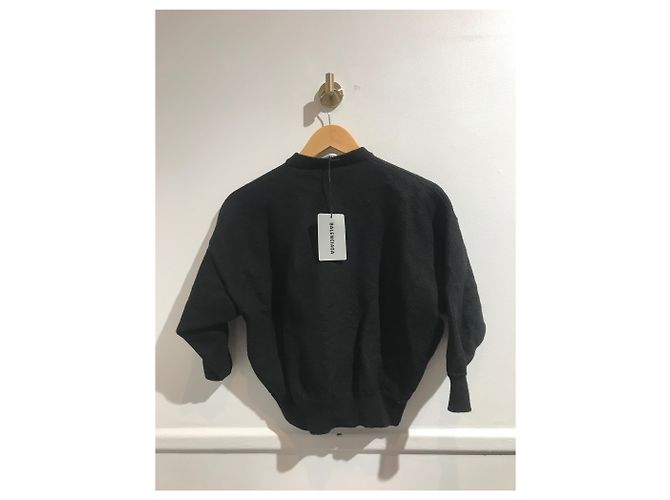 BALENCIAGA Strick T.International XS Wolle Schwarz - Ansicht 3