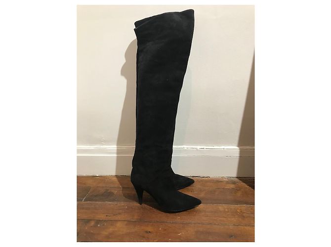 Botas SAINT LAURENT T.EU 40 Ante Negro - vista 2
