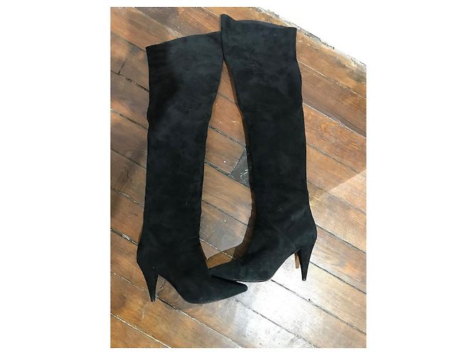 Botas SAINT LAURENT T.EU 40 Ante Negro - vista 3