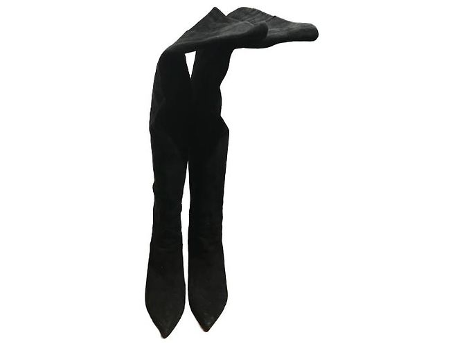 Botas SAINT LAURENT T.EU 40 Ante Negro - vista 4