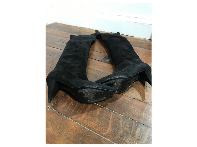 Botas SAINT LAURENT T.EU 40 Ante Negro - vista 6