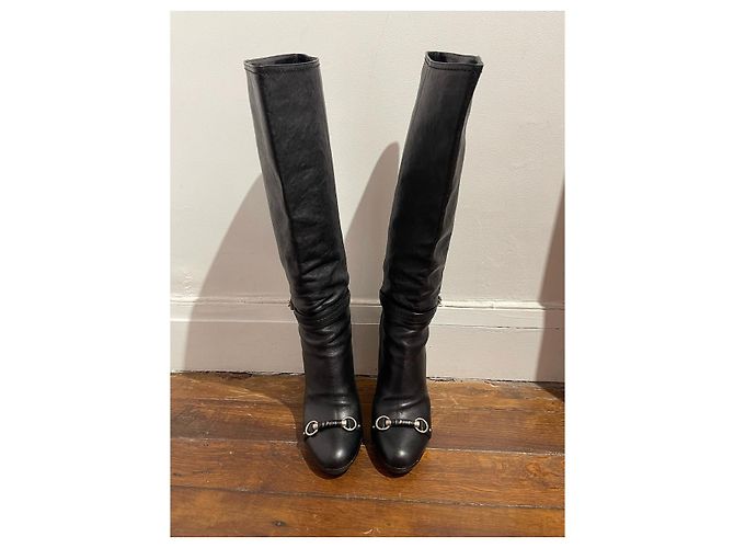 Botas DIOR T.EU 40 Cuero Negro - vista 2