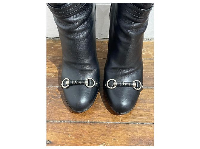 Botas DIOR T.EU 40 Cuero Negro - vista 5