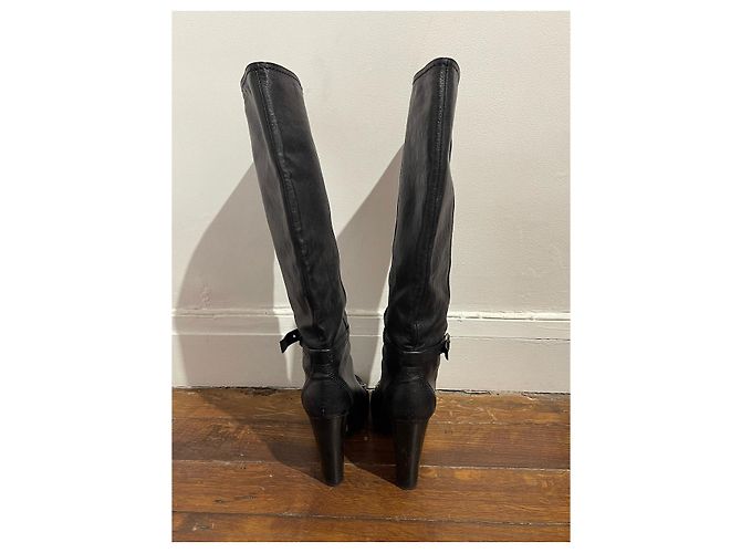 Botas DIOR T.EU 40 Cuero Negro - vista 6
