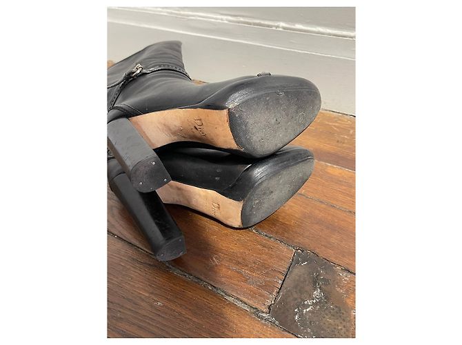Botas DIOR T.EU 40 Cuero Negro - vista 7