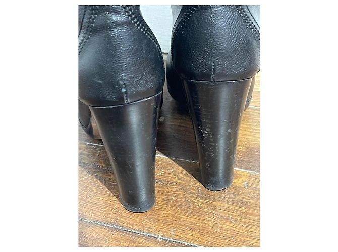Botas DIOR T.EU 40 Cuero Negro - vista 9