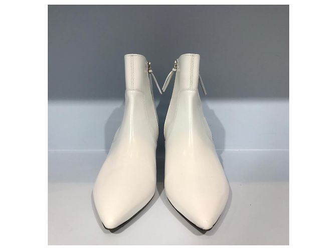 ISABEL MARANT Botines T.EU 38 Cuero Blanco - vista 3