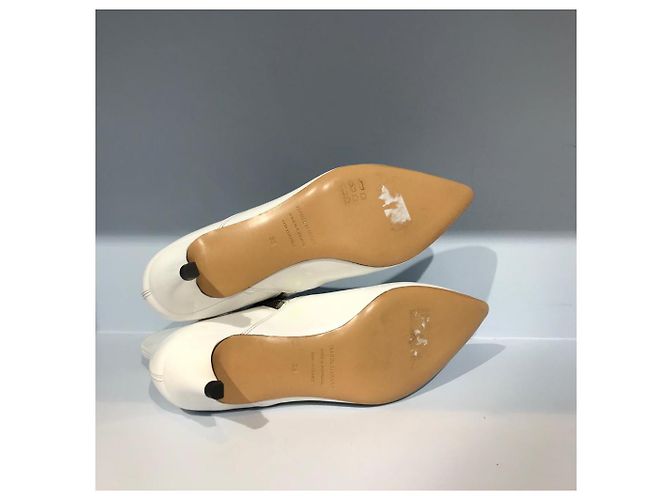 ISABEL MARANT Botines T.EU 38 Cuero Blanco - vista 6