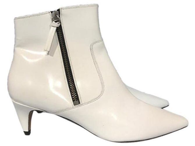 ISABEL MARANT Botines T.EU 38 Cuero Blanco - vista 9