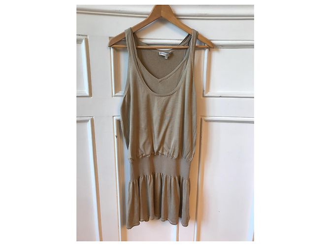 BARBARA BUI Kleider T.International S Seide Beige - Ansicht 2