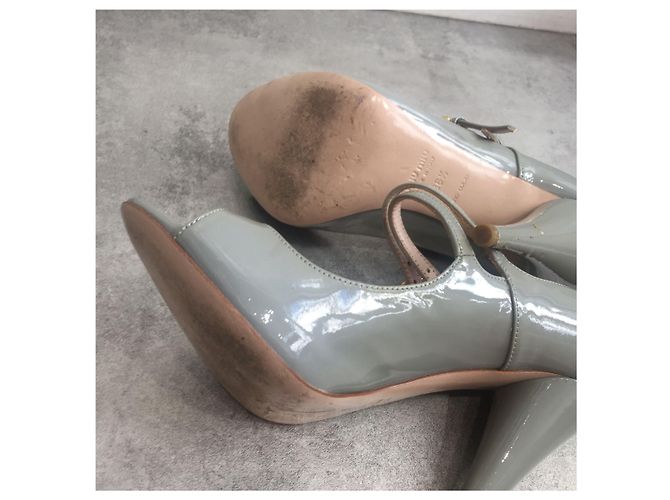 MIU MIU Absätze T.EU 36.5 Lackleder Grau - Ansicht 4