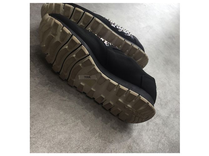 PRADA Trainers T.EU 36.5 Cloth Black - view 4