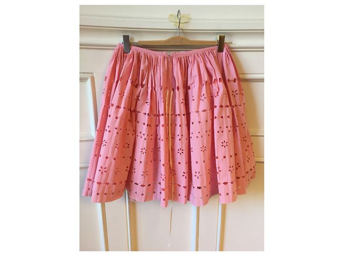 Gonne MOSCHINO T.FR 36 Cotone Rosa - vista 2