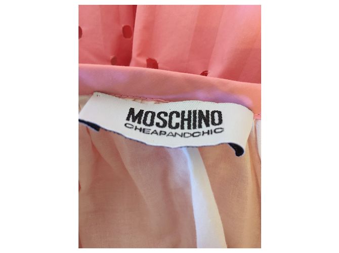Gonne MOSCHINO T.FR 36 Cotone Rosa - vista 3