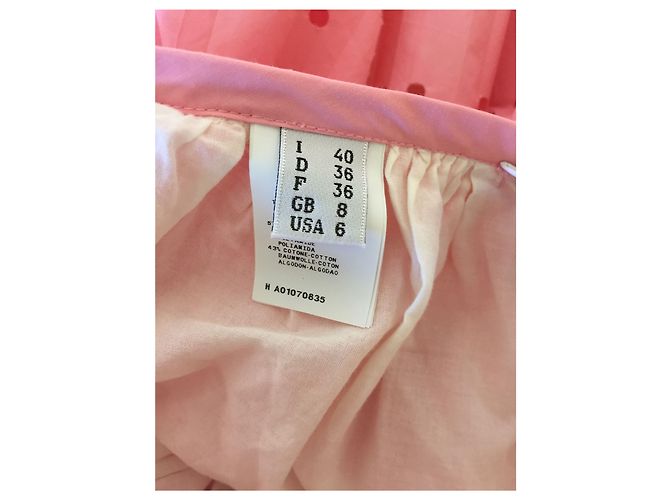 Gonne MOSCHINO T.FR 36 Cotone Rosa - vista 4