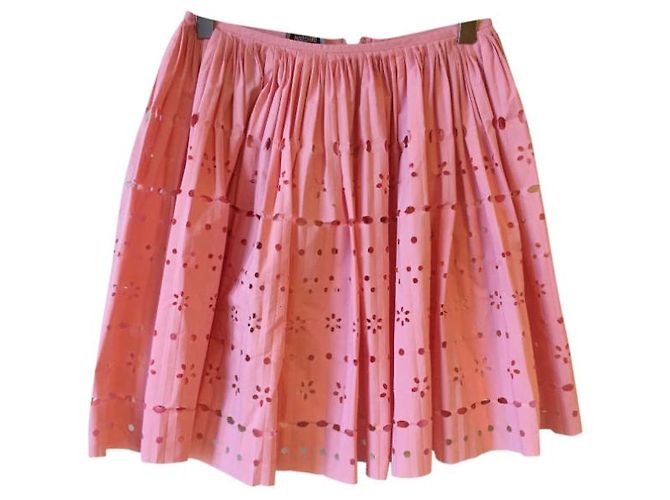 Gonne MOSCHINO T.FR 36 Cotone Rosa - vista 6