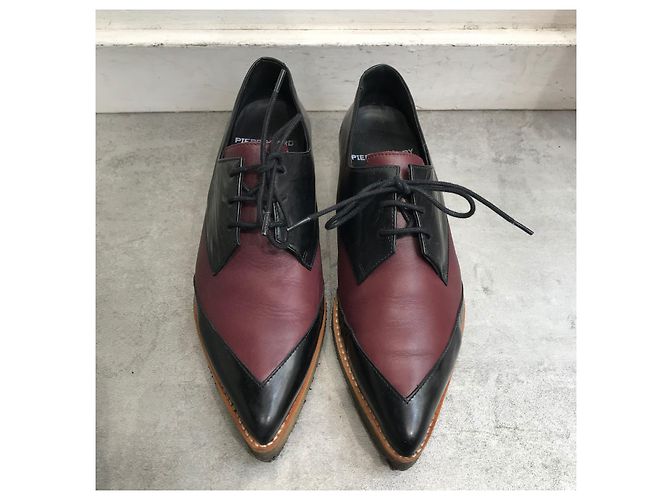 PIERRE HARDY Derbies T.EU 39 Cuir Noir - vue 2