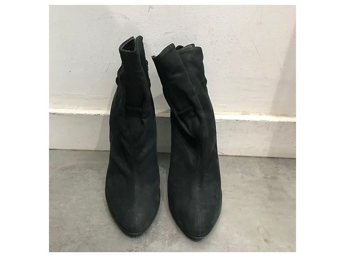 GIUSEPPE ZANOTTI Botines T.EU 36 Ante Negro - vista 2
