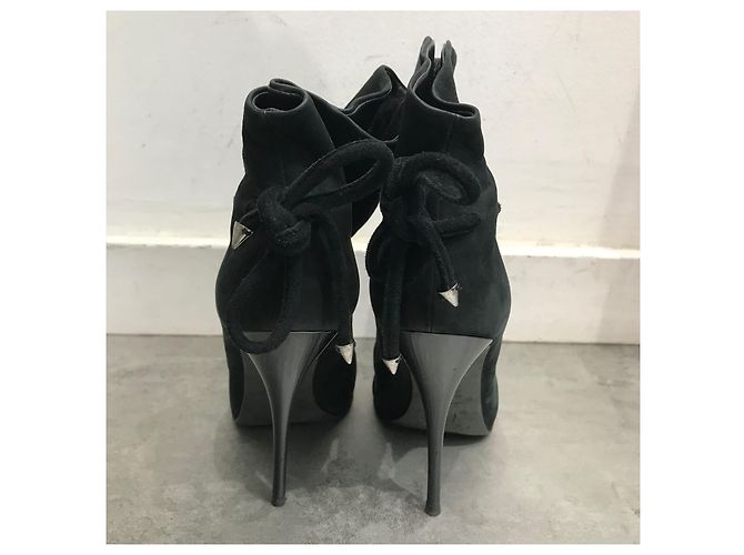 GIUSEPPE ZANOTTI Botines T.EU 36 Ante Negro - vista 4